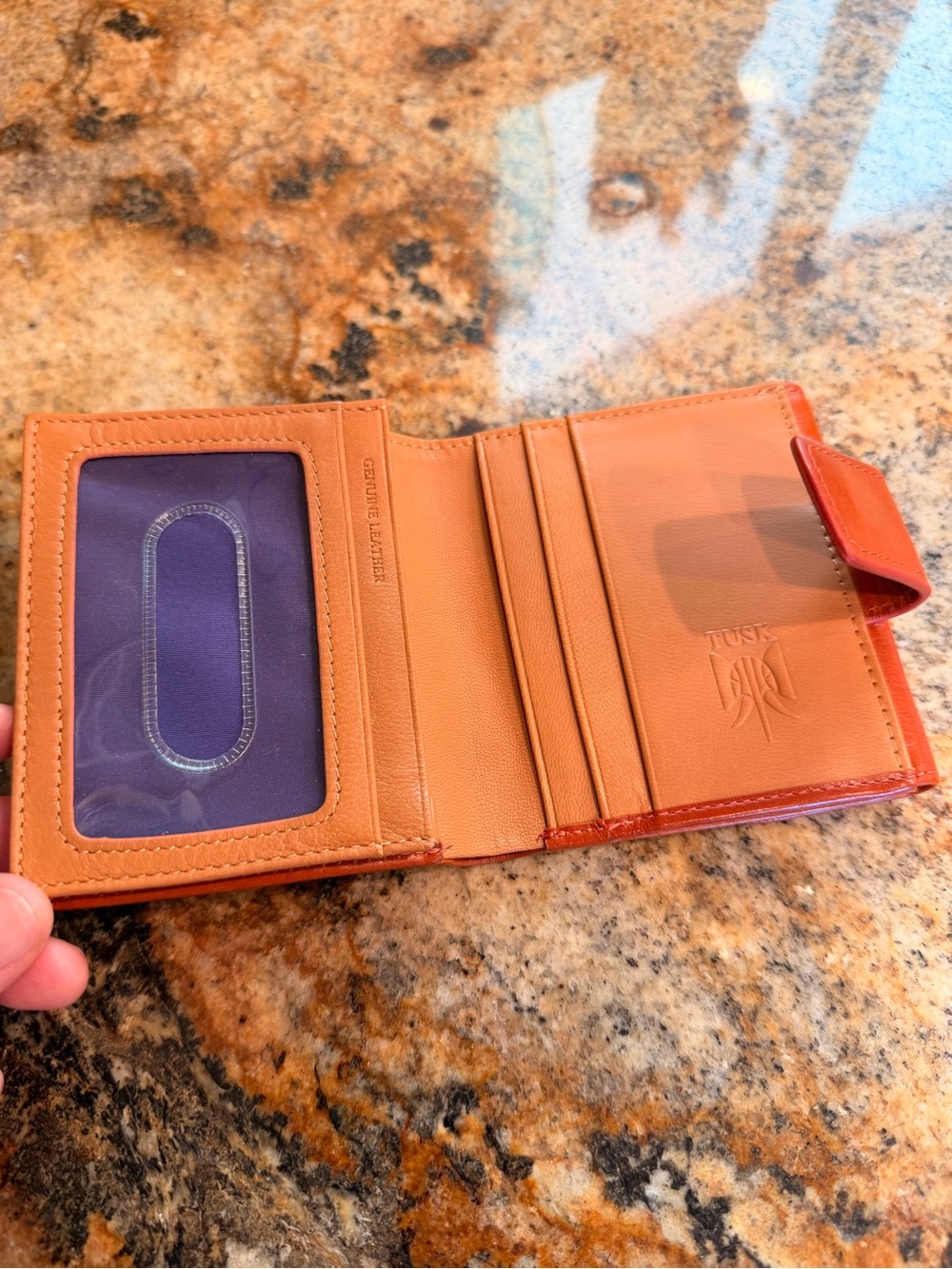 Pair of Tusk Leather Wallets - Picture 8 of 9